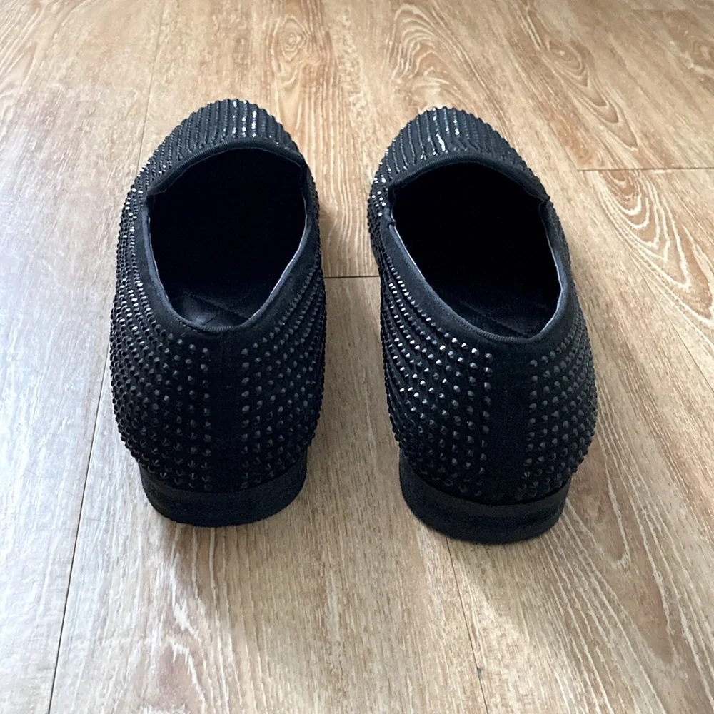 Steve Madden Cavia black smoking slippers. Size 14
